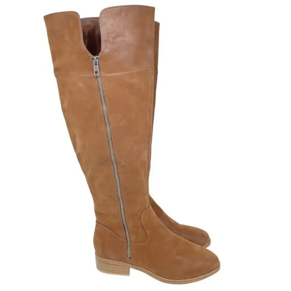 Mia Women's Carsyn Knee High Tall Western Coastal Cowgirl Boots‎ Brown 8.5M